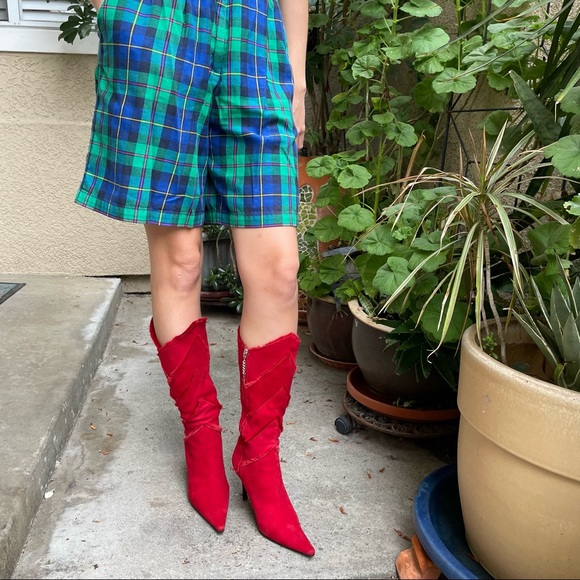 Vintage dark red Cesare Paciotti all leather boots - Picture 2 of 16